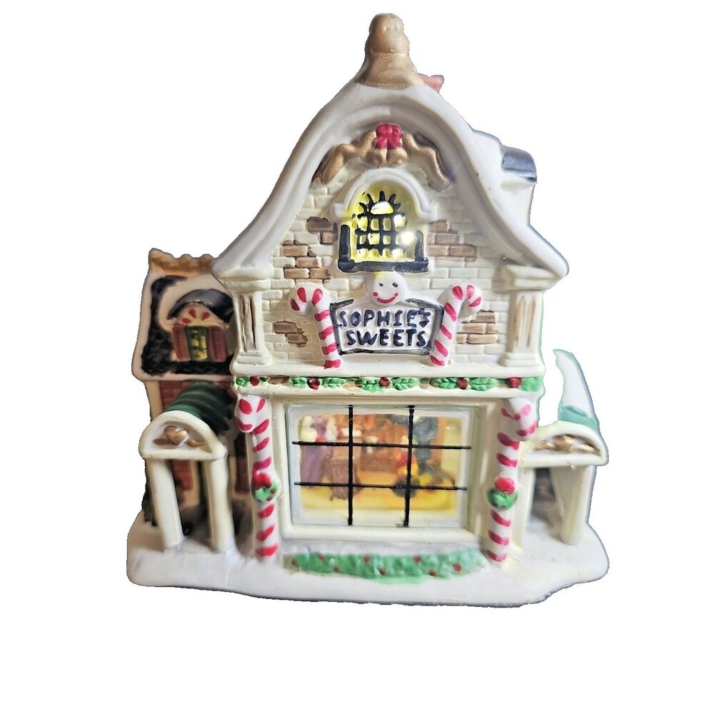 Enchanted Christmas Sophie’s Sweets Lighted Victorian Village House 2007